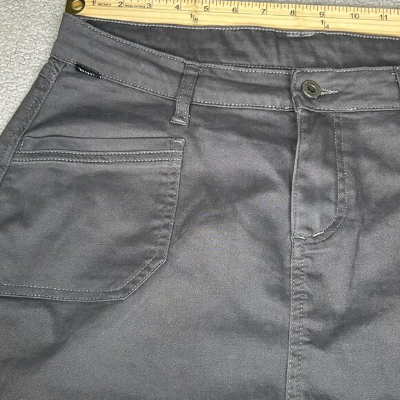 Kuhl Skirt Womens 10 Gray Kontour Stretch Cotton Blend Utility Pockets Outdoor - Picture 11 of 14